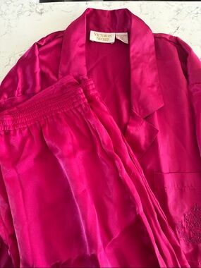 Victoria's Secret Gold label Satin Pajama Set